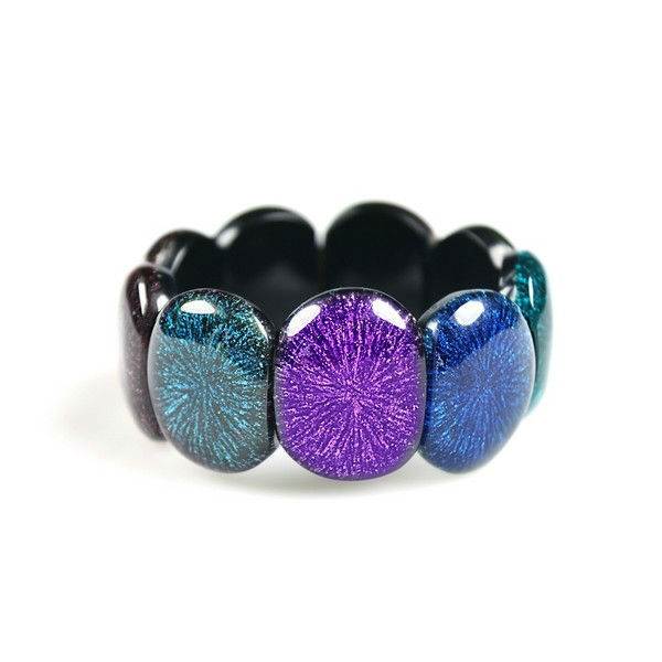 Peacock Fireworks Bangle | The Jewellery Stop
