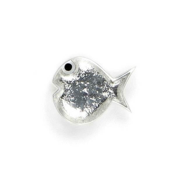 Silver Bubble Fish Brooch | The Jewellery Stop