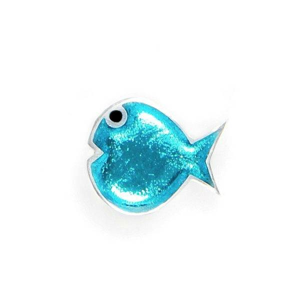 Turquoise Bubble Fish Brooch | The Jewellery Stop