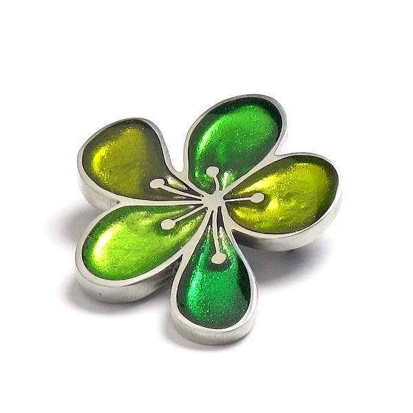 Green Calachuchi Classic Brooch | The Jewellery Stop