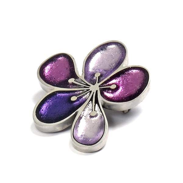 Purple Calachuchi Classic Brooch | The Jewellery Stop