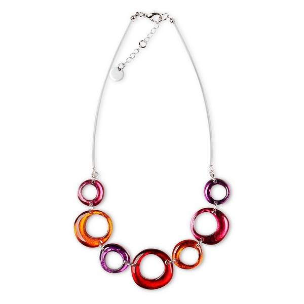 Rio Hollow Circles Necklace | The Jewellery Stop