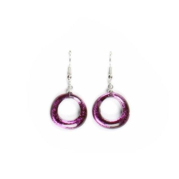 Mulberry Hollow Circles Fish Hook Earrings | The Jewellery Stop
