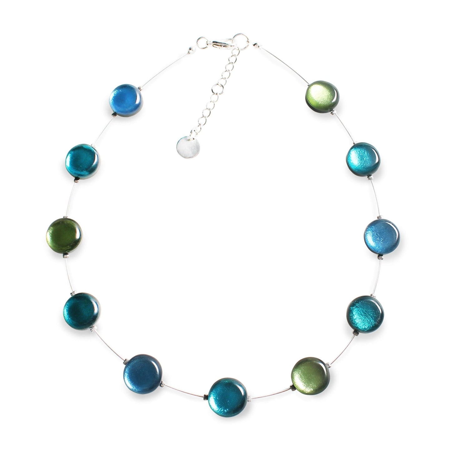 Jade Buttons Necklace | The Jewellery Stop