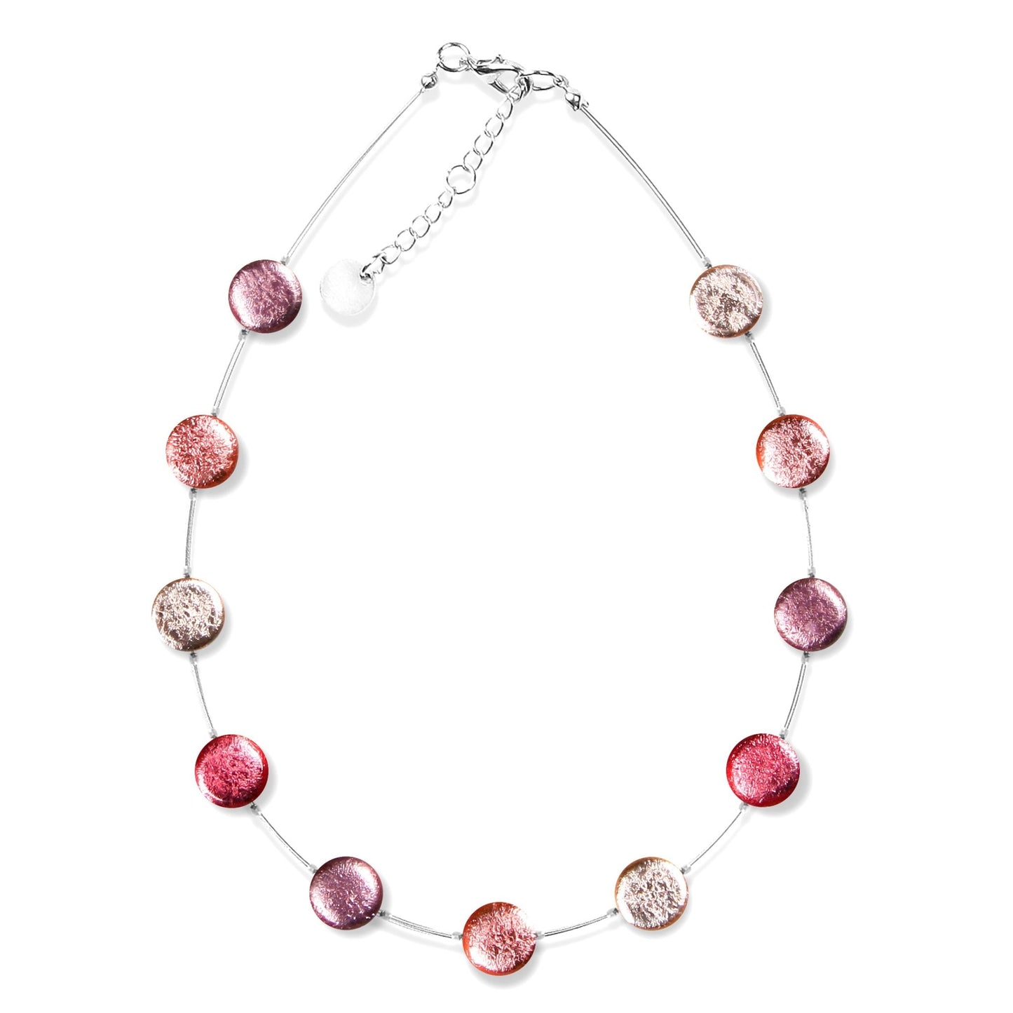 Rose Buttons Necklace | The Jewellery Stop
