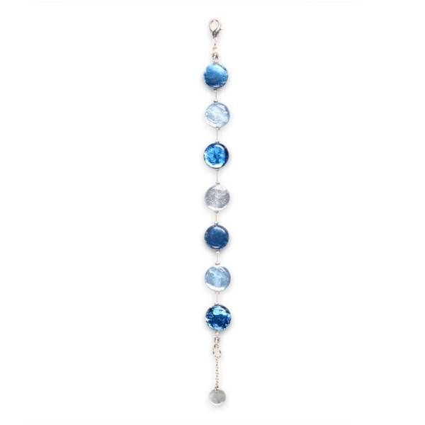 Navy Buttons Bracelet | The Jewellery Stop