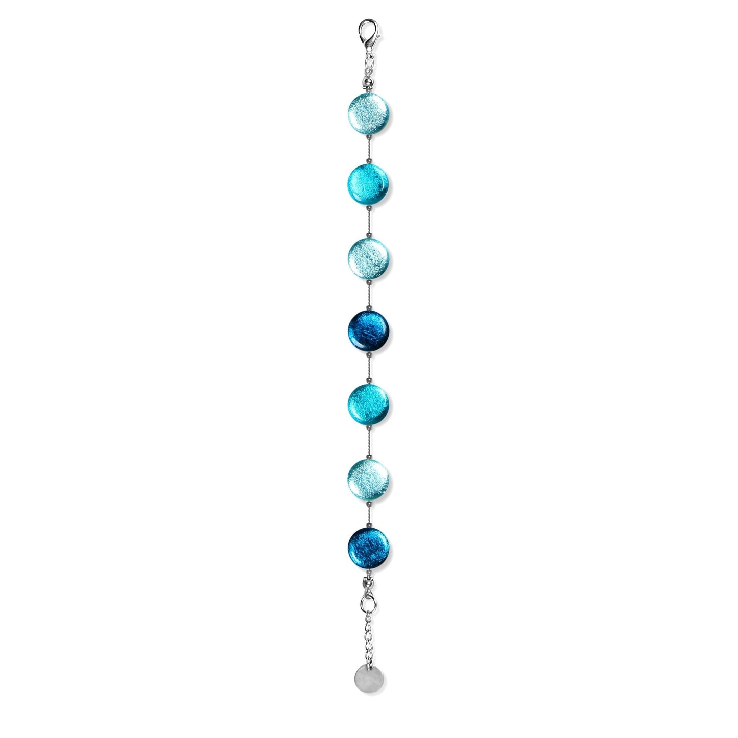 Teal Buttons Bracelet | The Jewellery Stop