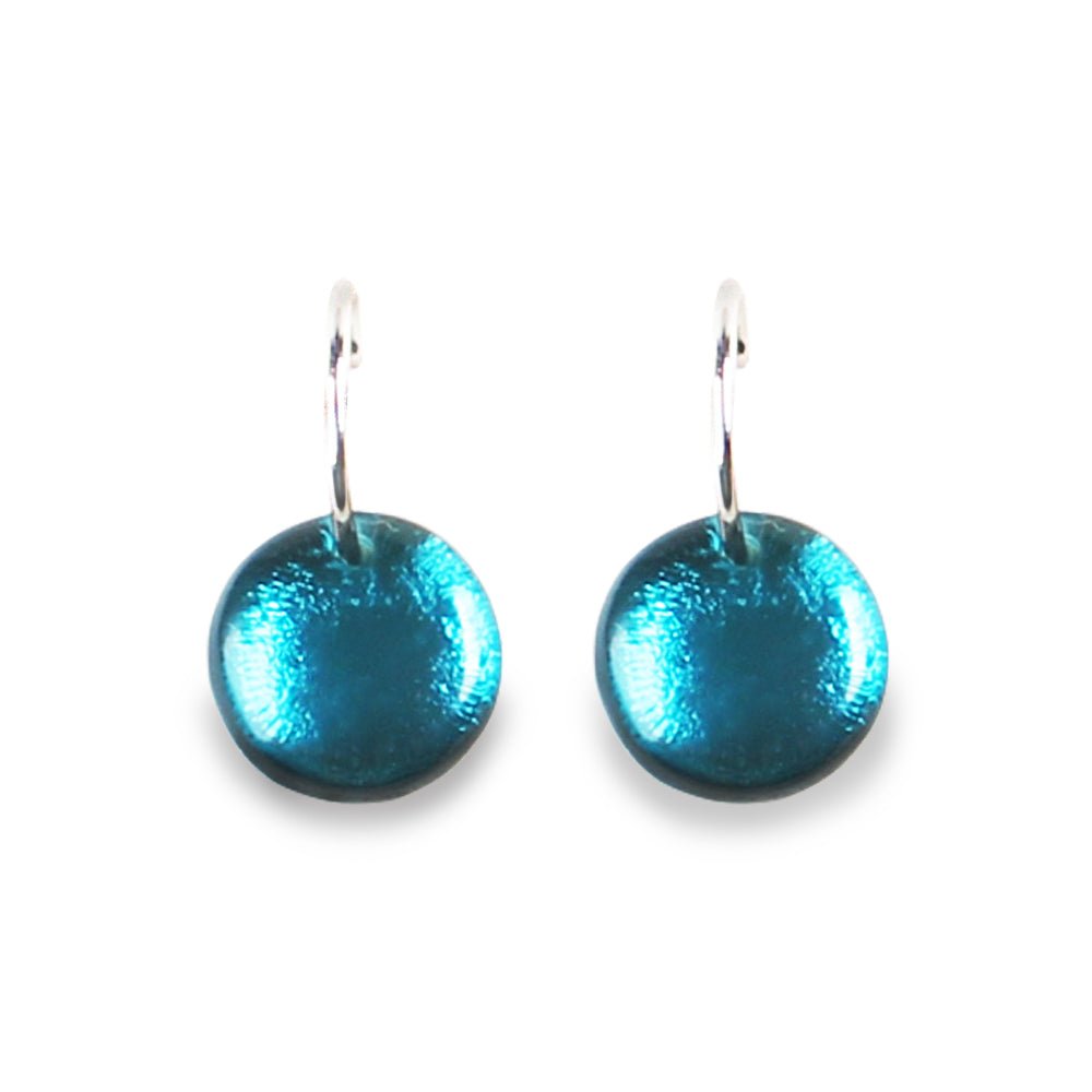 Jade Buttons Creole Earrings | The Jewellery Stop