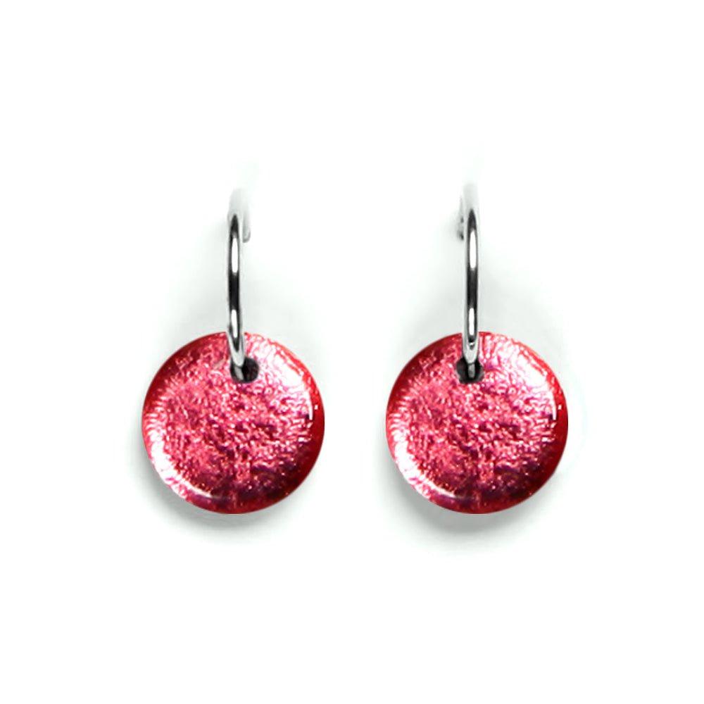 Rose Buttons Creole Earrings | The Jewellery Stop