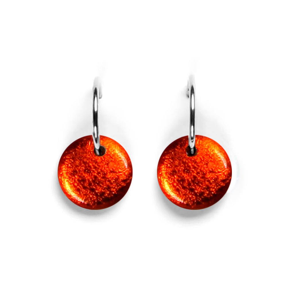 Spice Buttons Creole Earrings | The Jewellery Stop