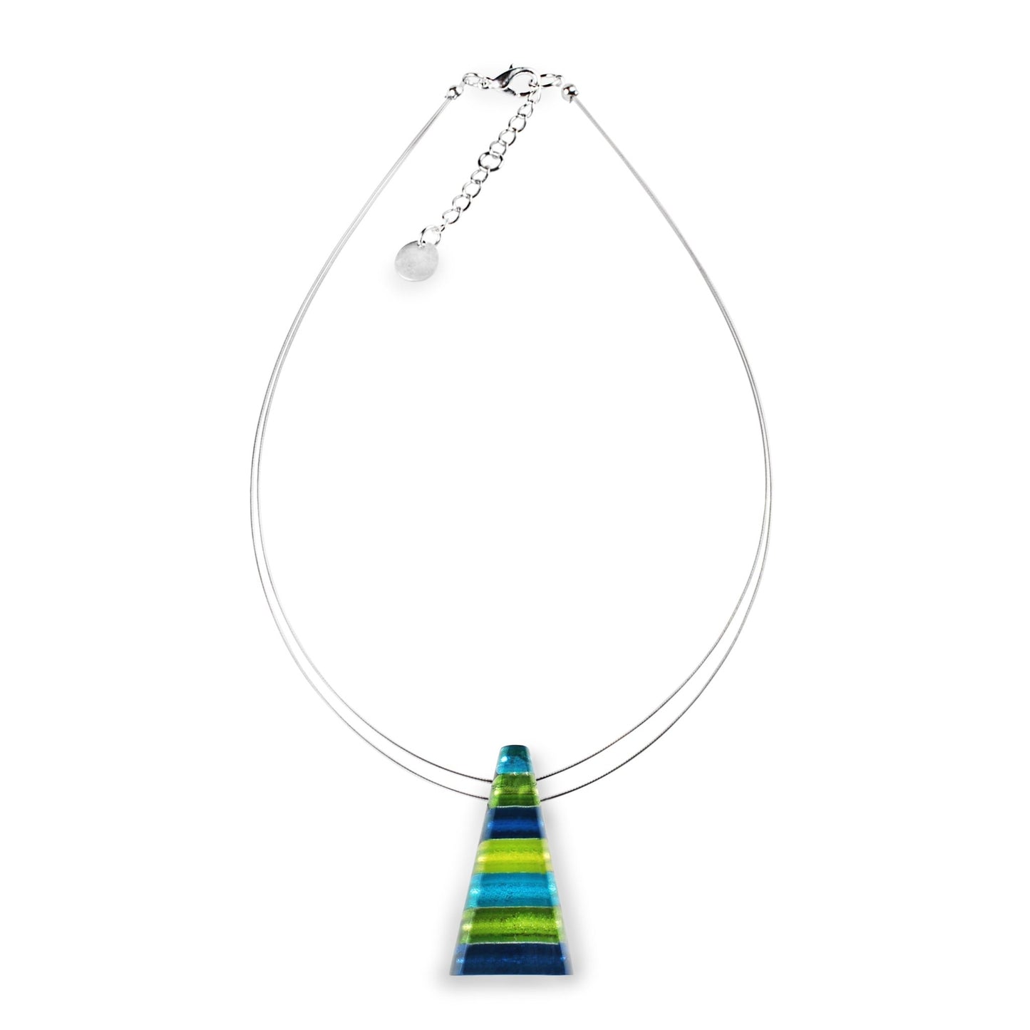 Seaweed Triangle Stripes Pendant | The Jewellery Stop