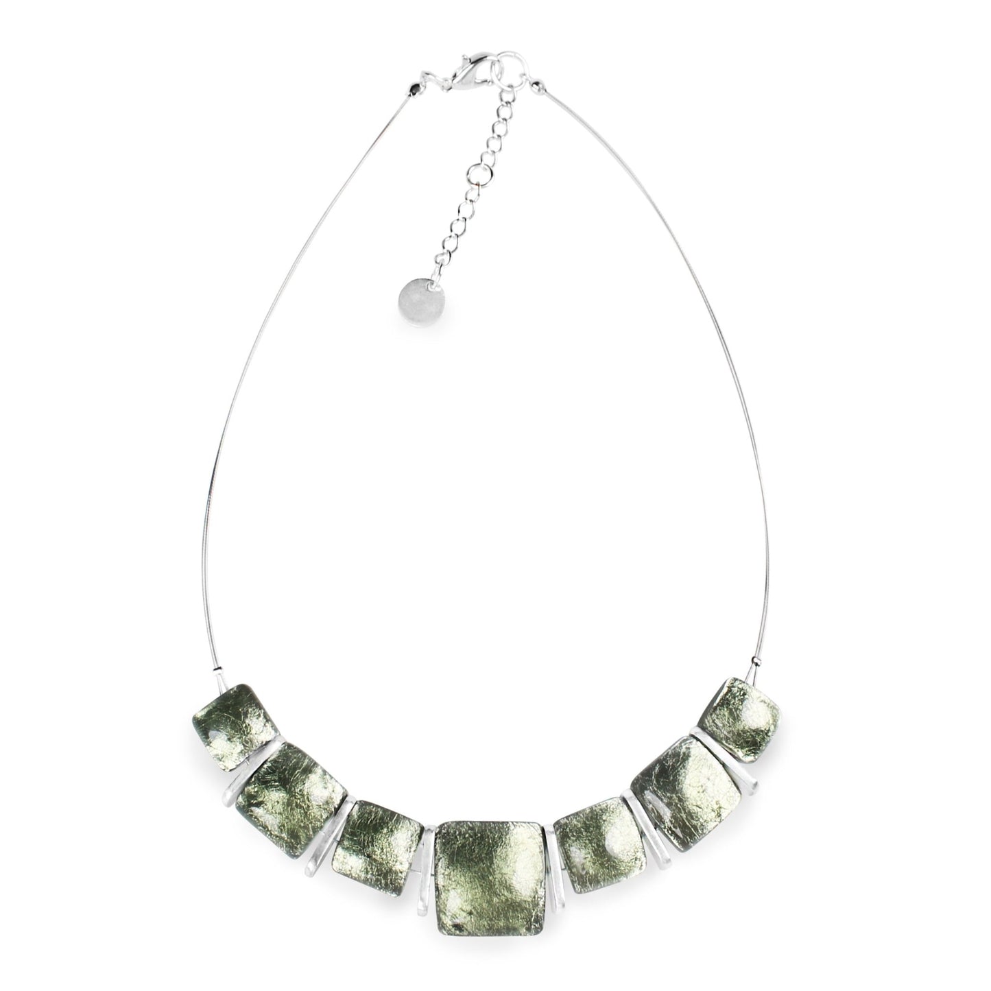 Pear Antique Square Necklace | The Jewellery Stop