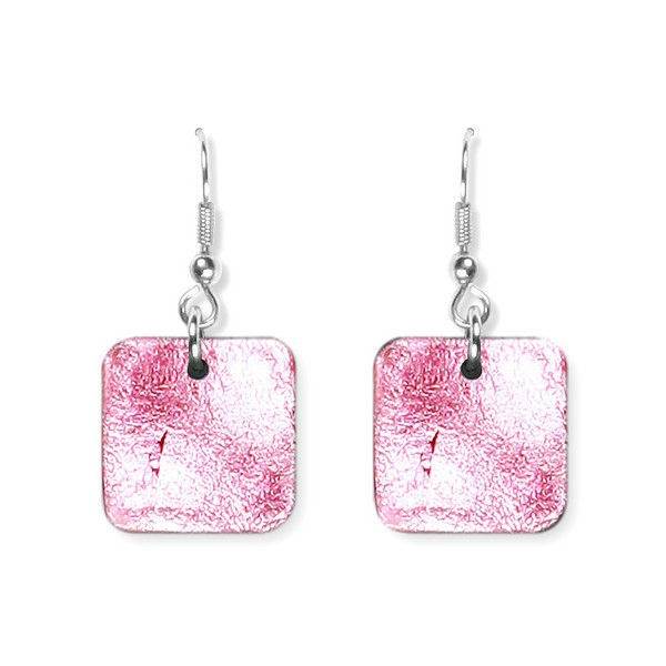 Rose Antique Square Fish Hook Earrings | The Jewellery Stop