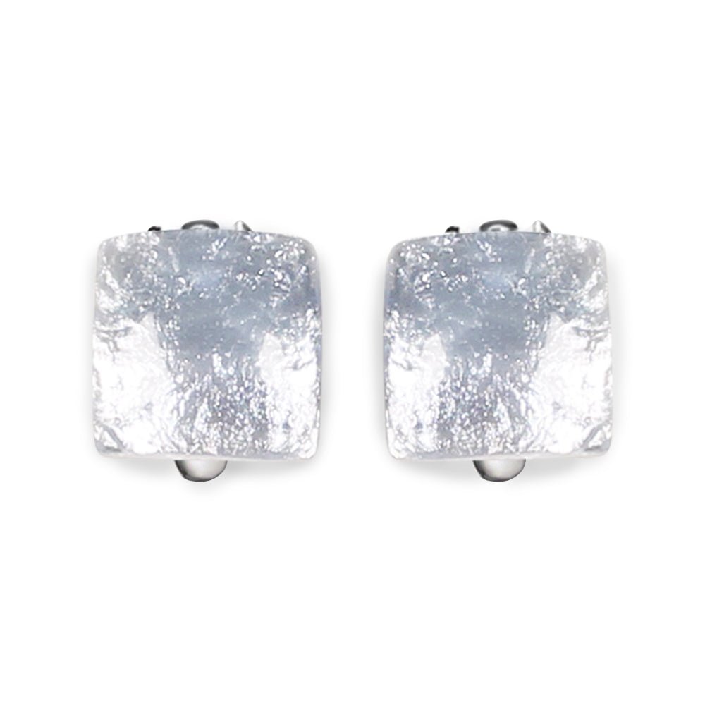 Arctic Antique Square Clip Earrings | The Jewellery Stop