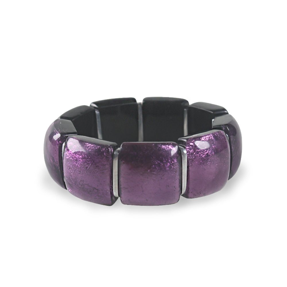 Aubergine Antique Square Bangle | The Jewellery Stop