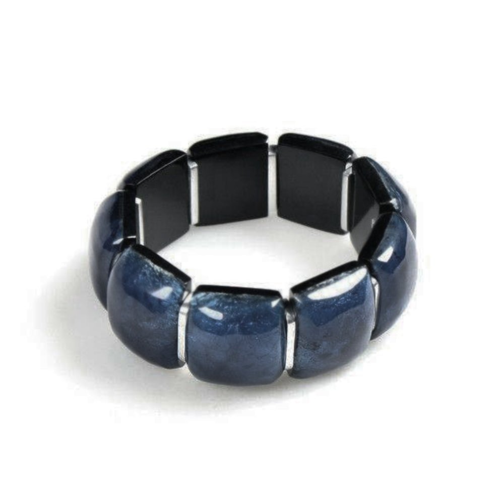 Denim Antique Square Bangle | The Jewellery Stop