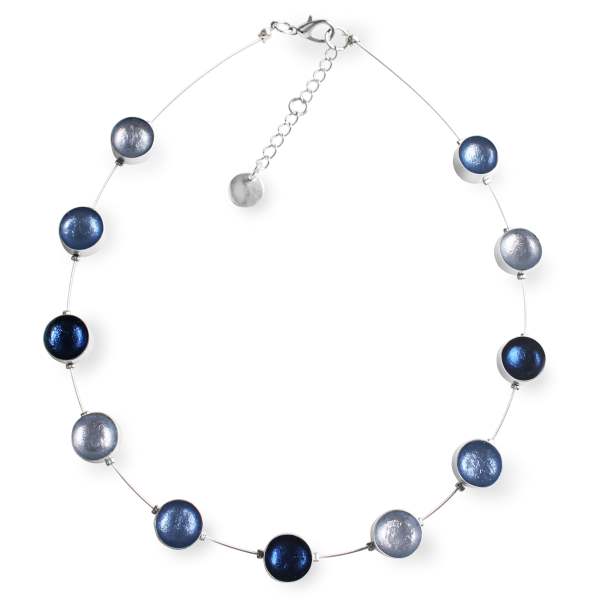 Glacier Metal Buttons Necklace | The Jewellery Stop