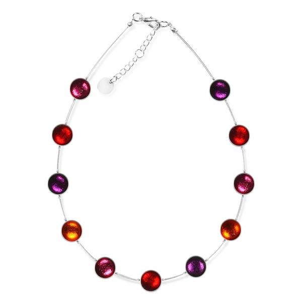 Rio Metal Buttons Necklace | The Jewellery Stop
