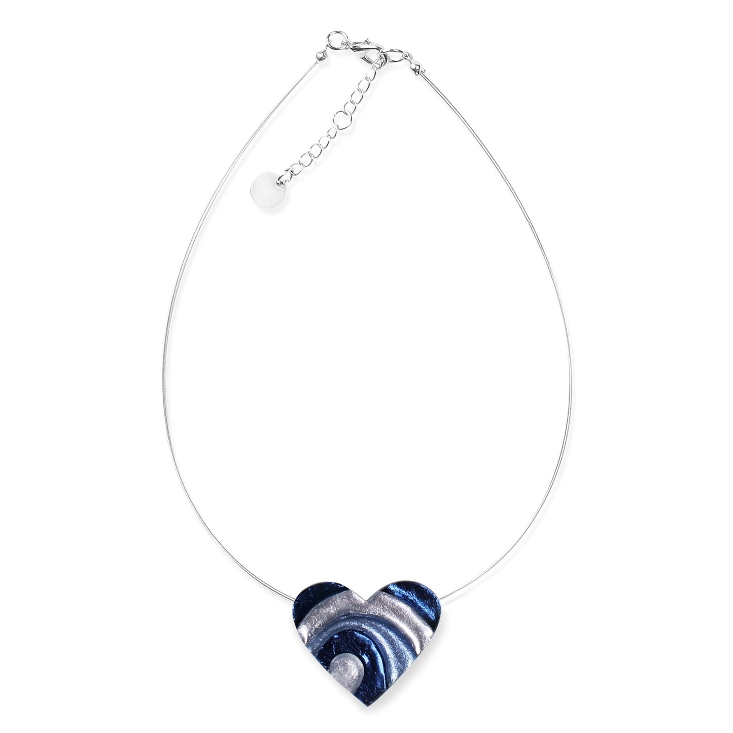 Glacier Heart Swirl pendant | The Jewellery Stop