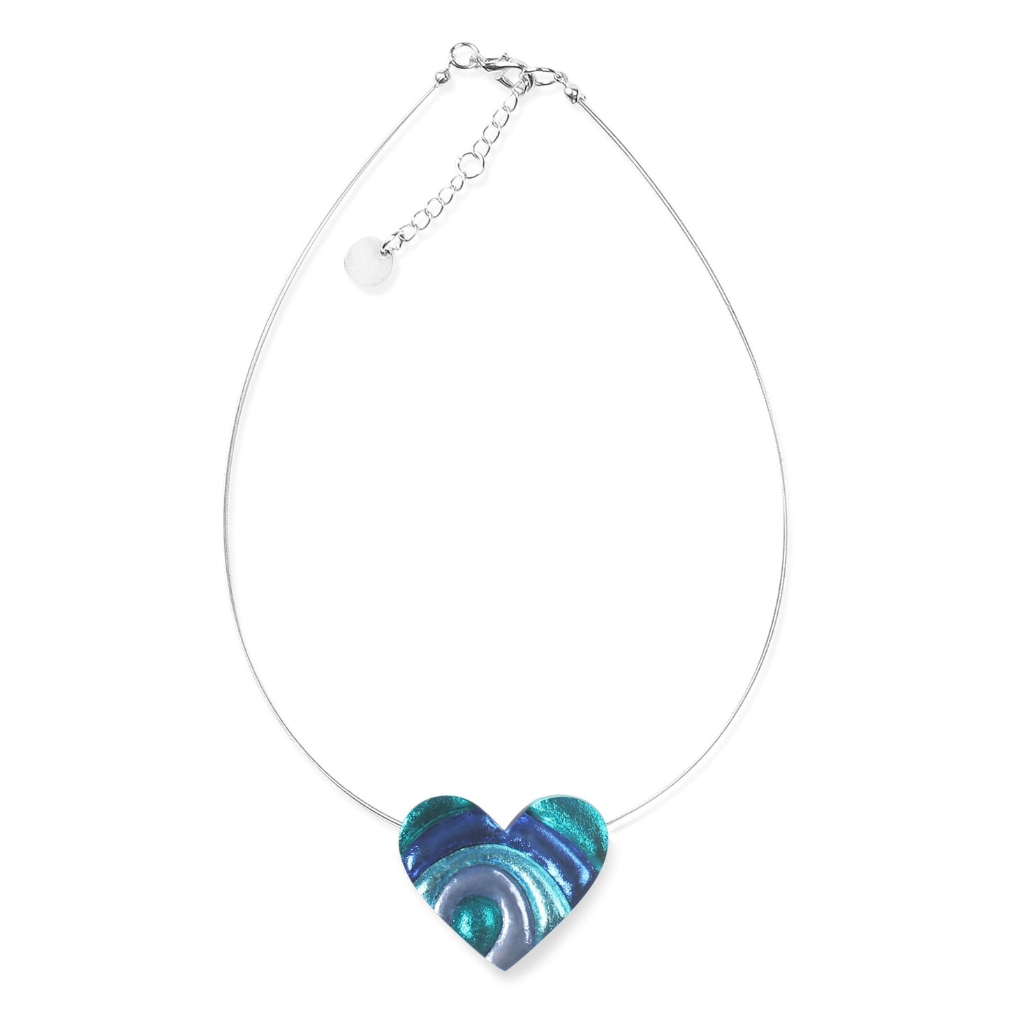 Riviera Heart Swirl pendant | The Jewellery Stop