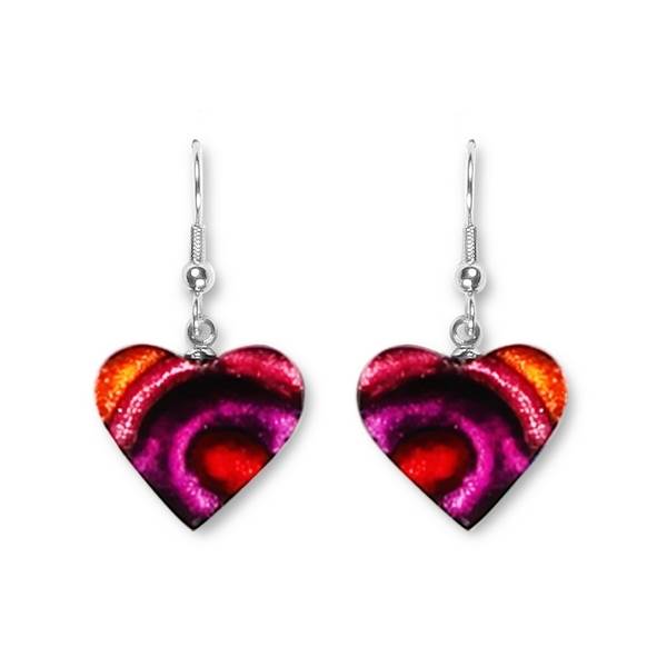 Rio Heart Swirl Fish Hook Earrings | The Jewellery Stop