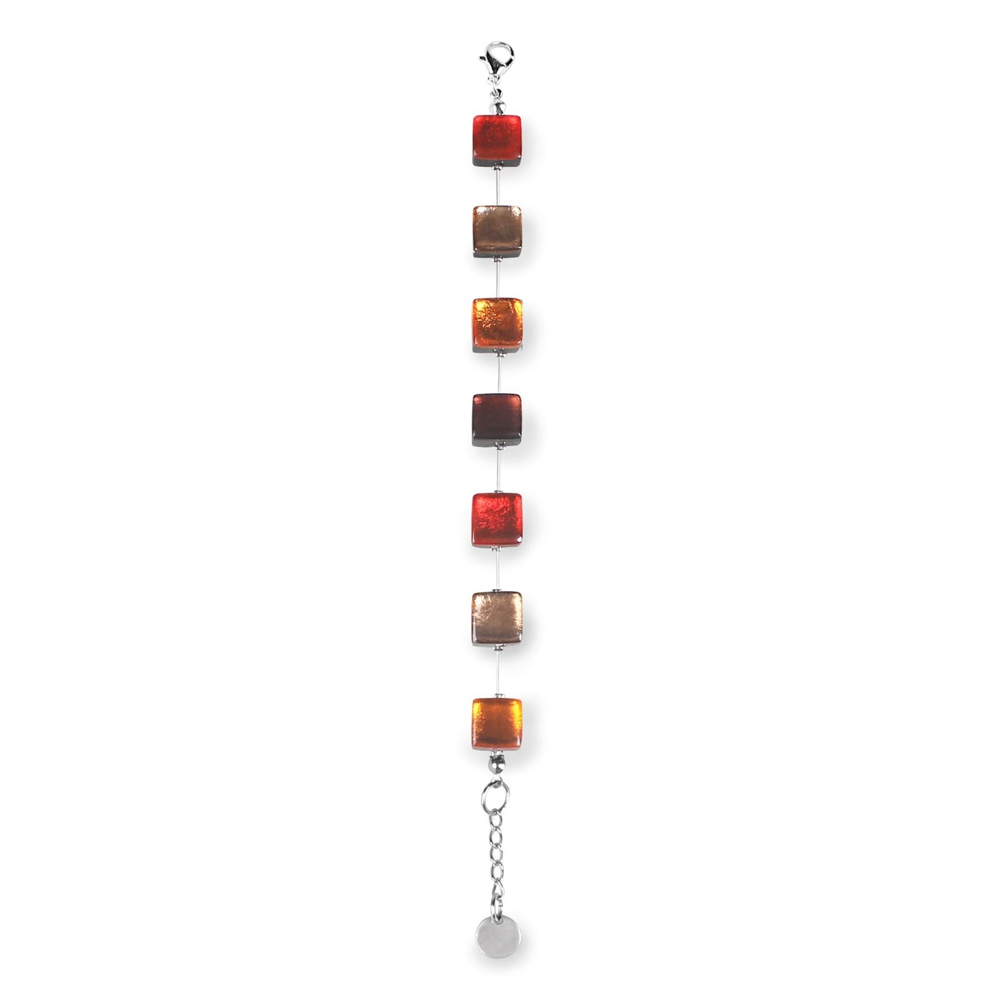 Chilli Square Buttons Bracelet | The Jewellery Stop