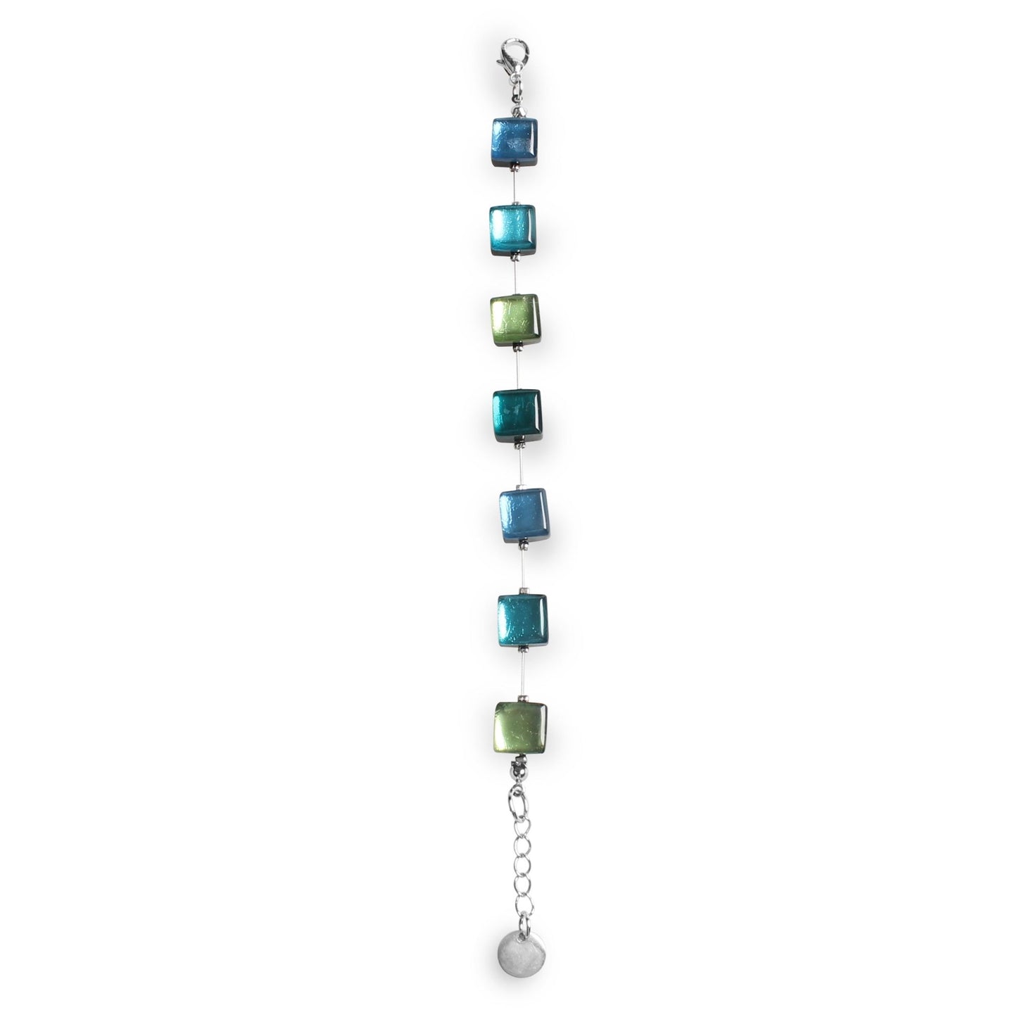 Jade Square Buttons Bracelet | The Jewellery Stop