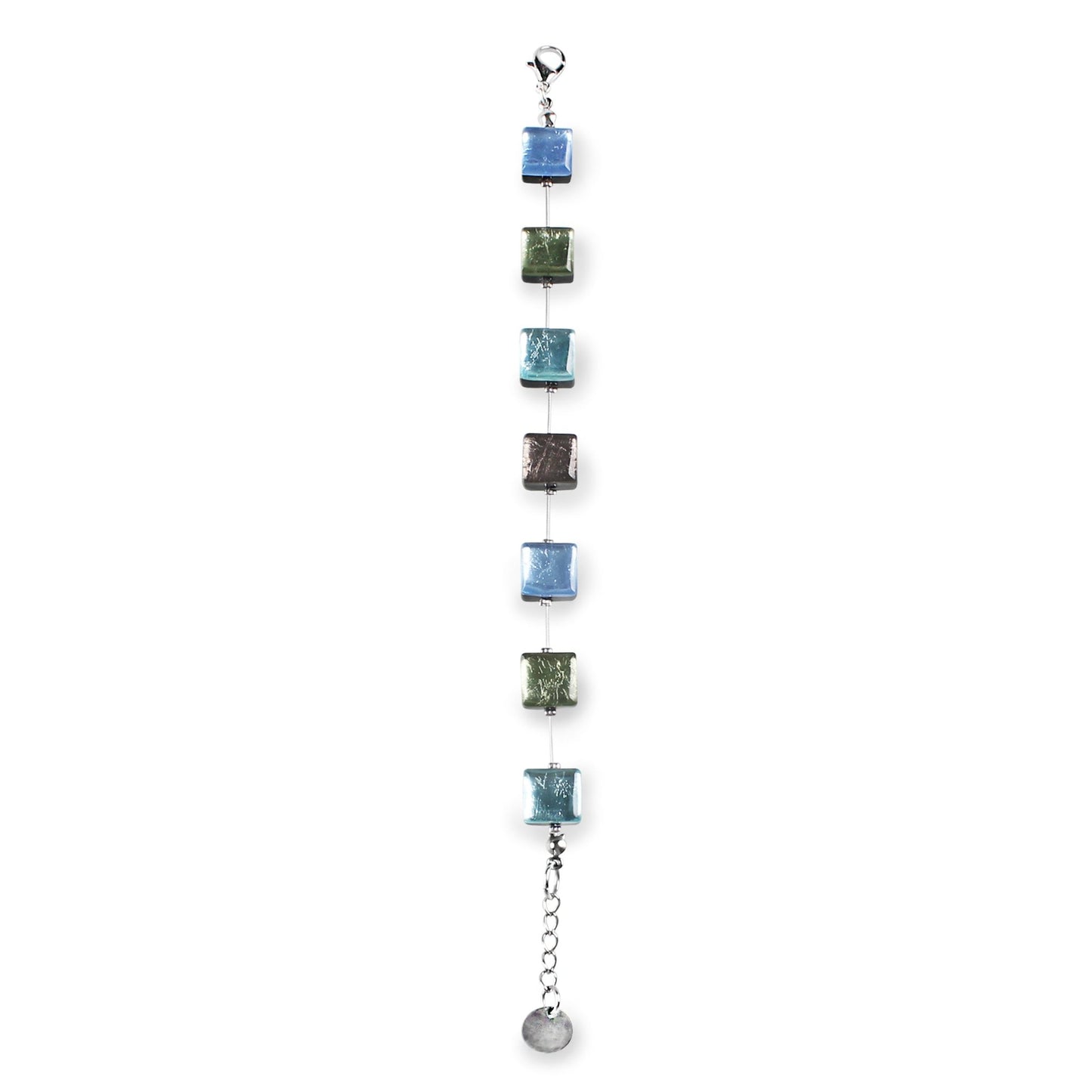 Pear Square Buttons Bracelet | The Jewellery Stop