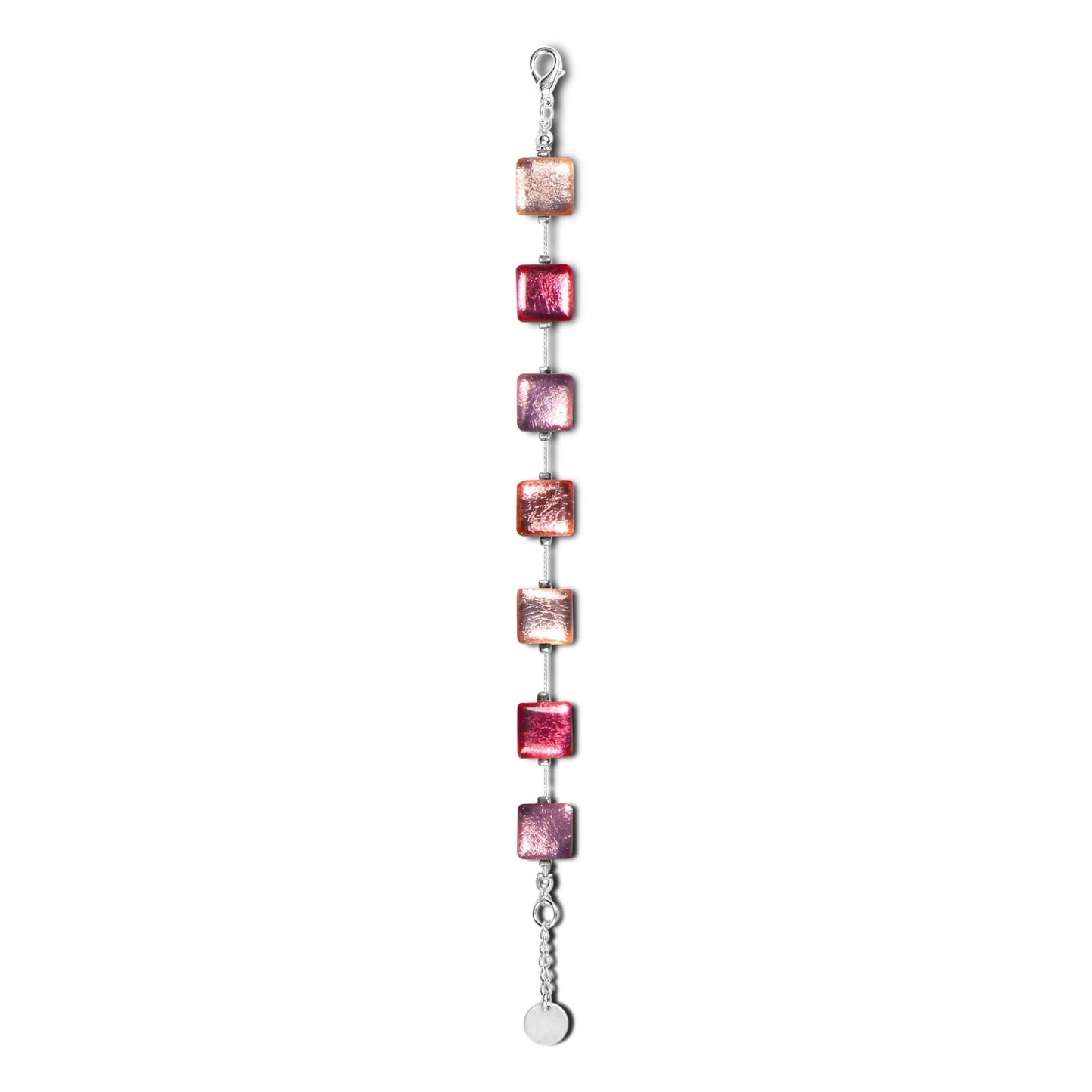 Rose Square Buttons Bracelet | The Jewellery Stop
