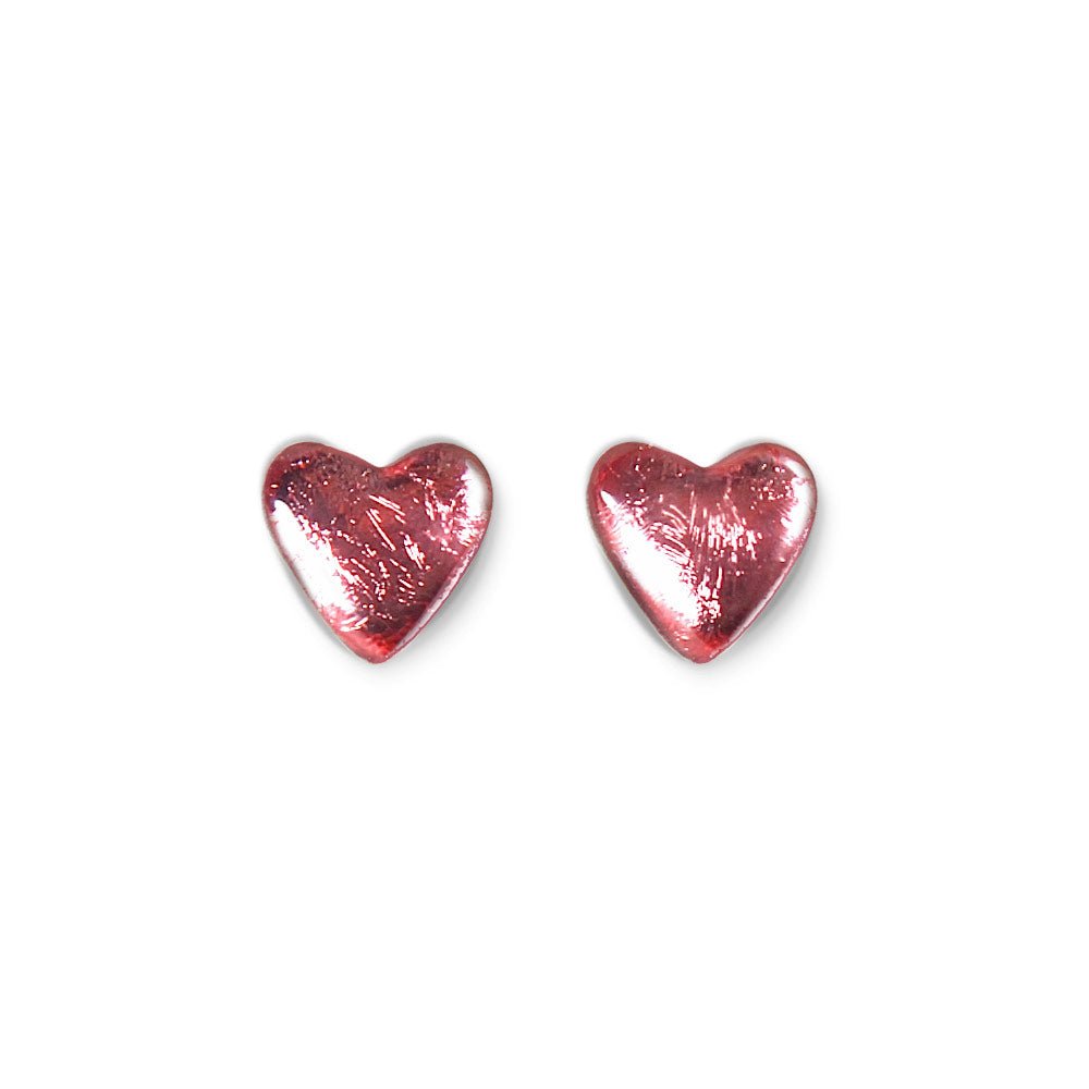 Rose Heart Stud Earrings | The Jewellery Stop