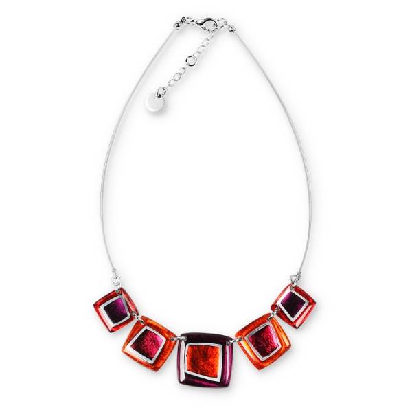 Rio Irregular Squares Necklace | The Jewellery Stop