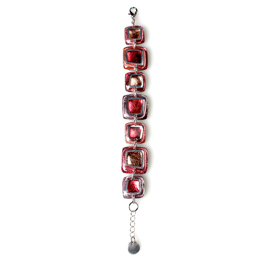 Rose Irregular Squares Bracelet | The Jewellery Stop