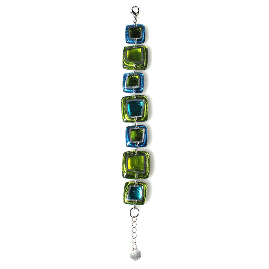 Seaweed Irregular Squares Bracelet | The Jewellery Stop