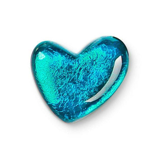 Teal Love Brooch