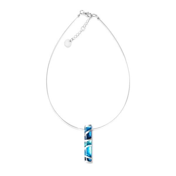Ocean Wave Stripe Pendant | The Jewellery Stop