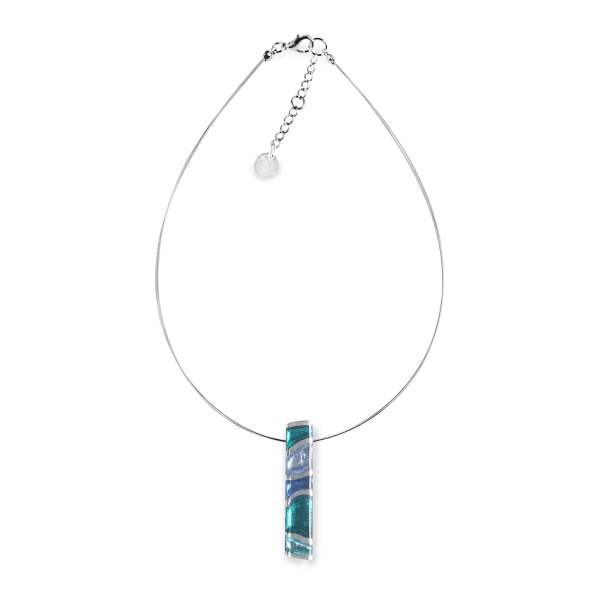 Riviera Wave Stripe Pendant | The Jewellery Stop