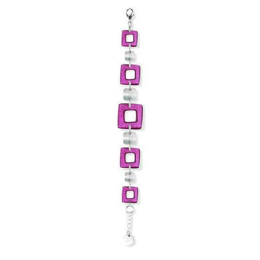 Purple Cubes Bracelet | The Jewellery Stop