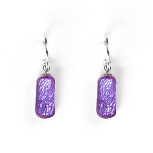 Lavender Tiles Creole Earrings | The Jewellery Stop