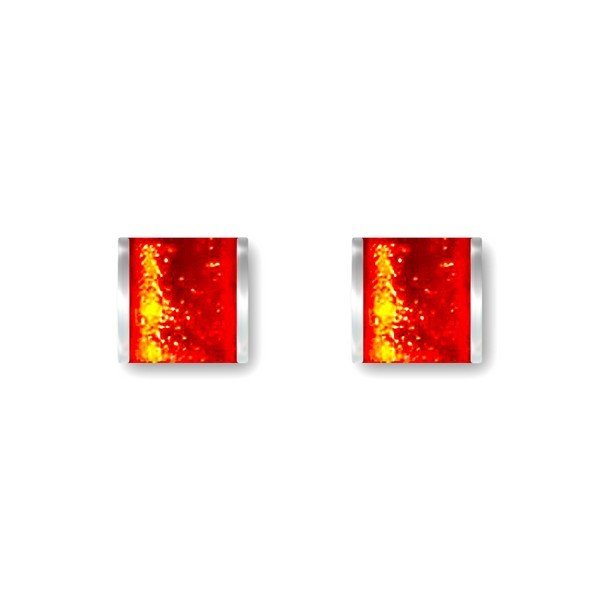 Brulee Classic Stripes Stud Earrings | The Jewellery Stop