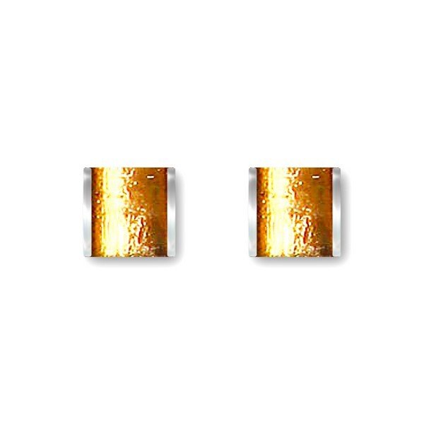 Metallics Classic Stripes Stud Earrings | The Jewellery Stop