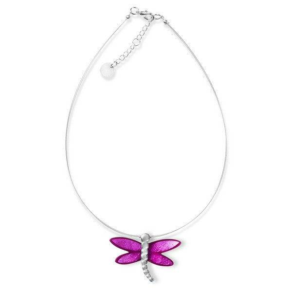 Purple Dragonfly Pendant | The Jewellery Stop