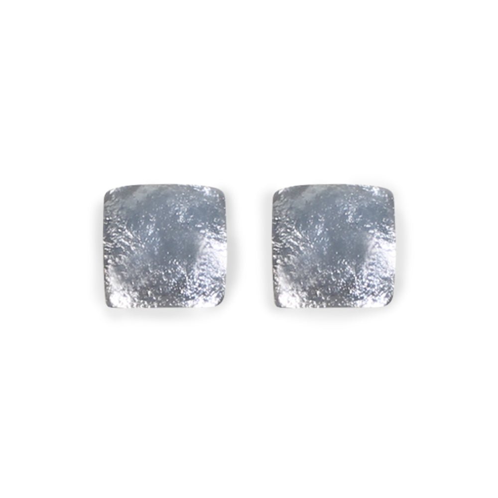 Arctic Antique Square Large Stud Earrings | The Jewellery Stop
