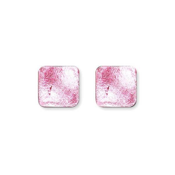 Rose Antique Square Large Stud Earrings | The Jewellery Stop