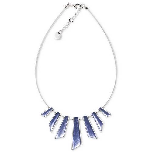 Lilac Deco Stripe Necklace | The Jewellery Stop