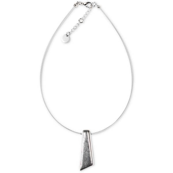 Grey Deco Stripe Pendant | The Jewellery Stop
