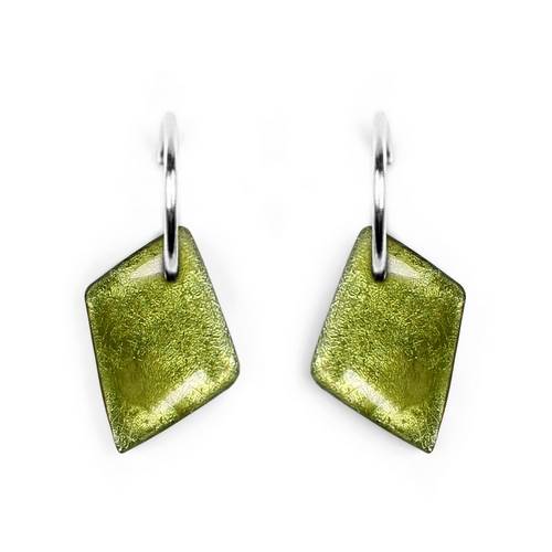 Apple Patchwork Creole Earrings | The Jewellery Stop
