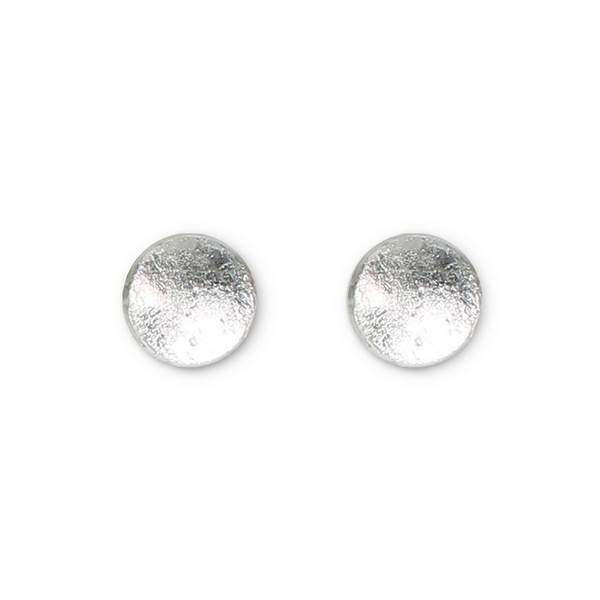 Silver Antique Circles Stud Earrings | The Jewellery Stop