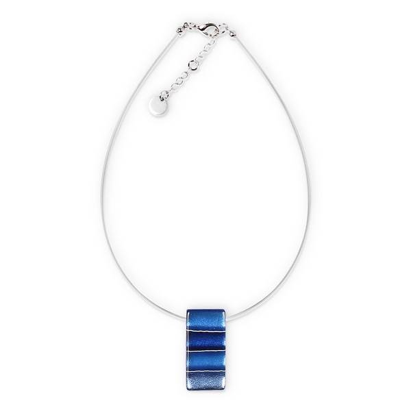 Cobalt Classic Stripes Pendant | The Jewellery Stop