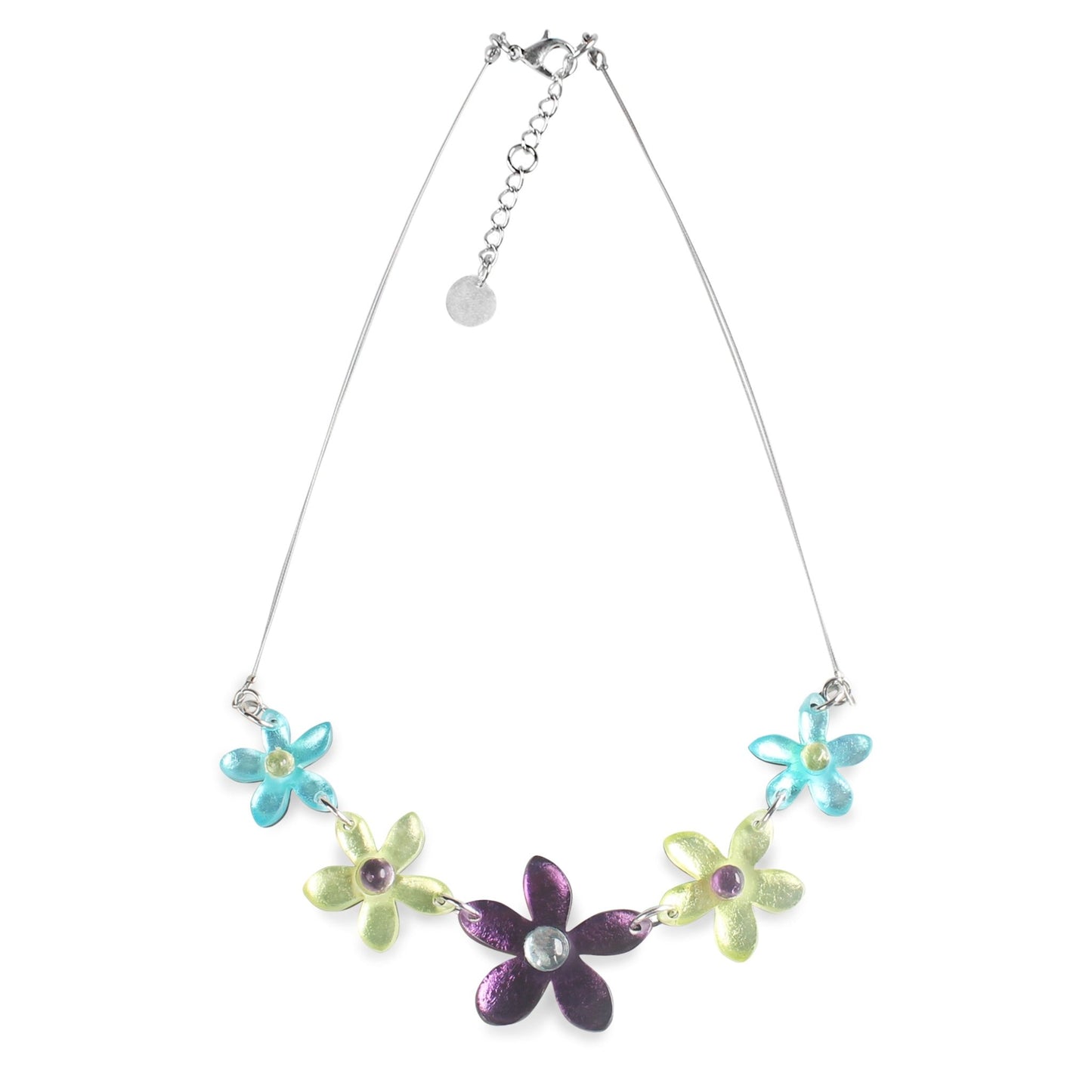 Kingfisher Flower Necklace | The Jewellery Stop