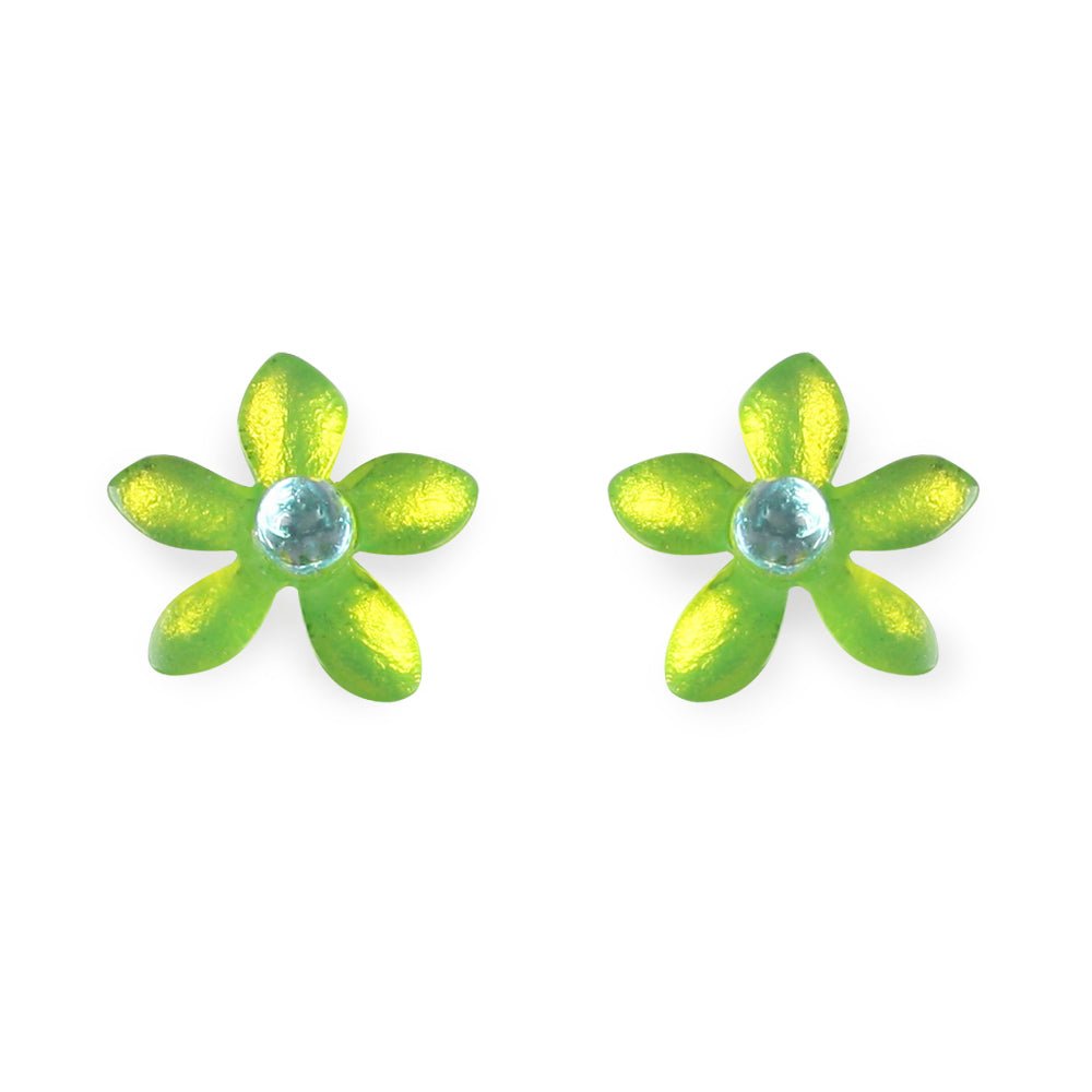 Caribbean Flower Stud Earrings | The Jewellery Stop